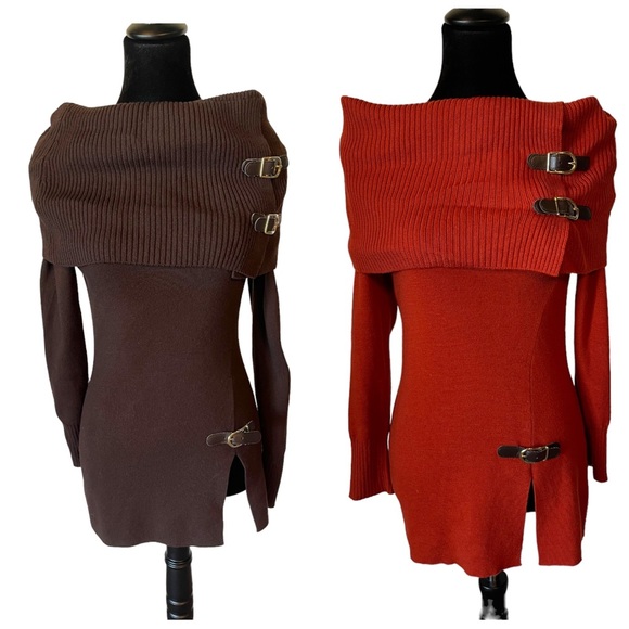 🎁 Luisa Spagnoli 2 Piece Tunic Sweater Set - Picture 1 of 16